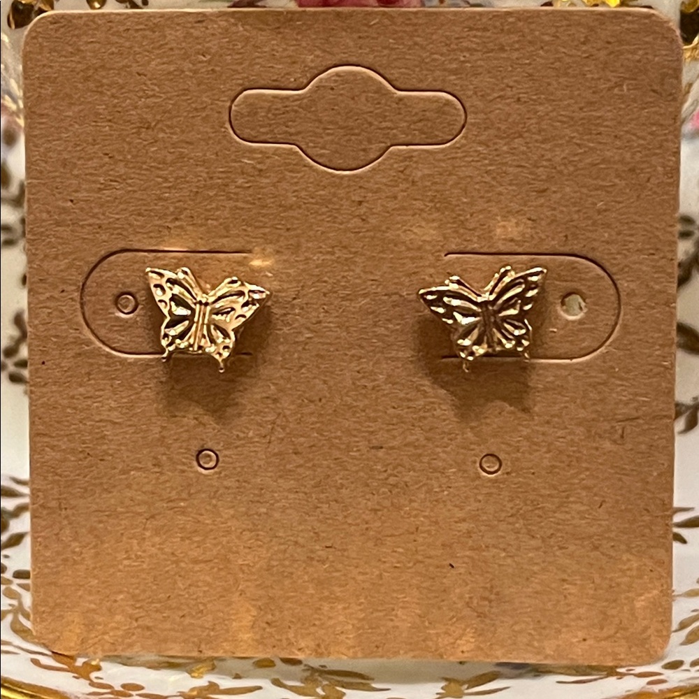 Butterfly Stud Earrings